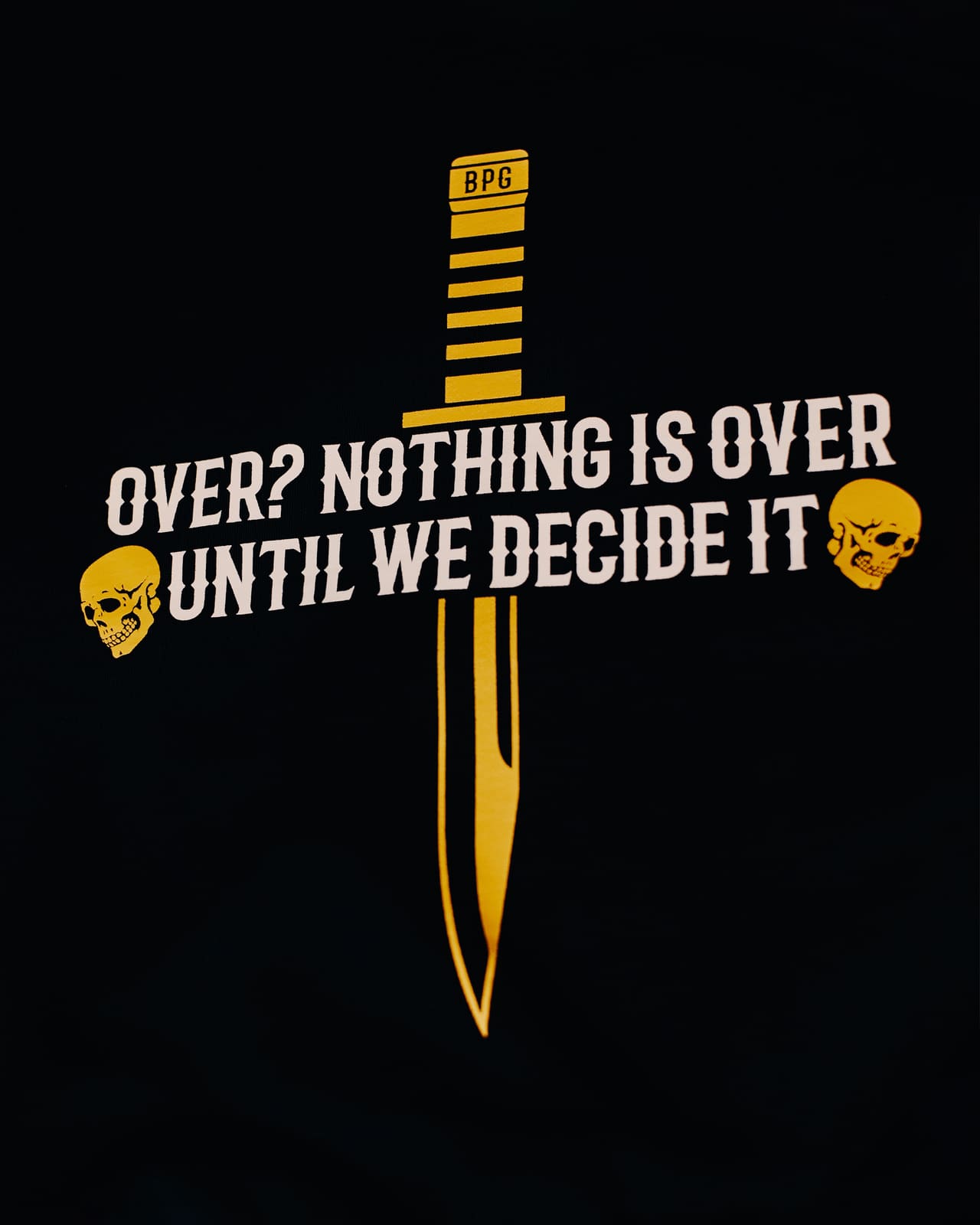 Футболка "Over? Nothing is over"
