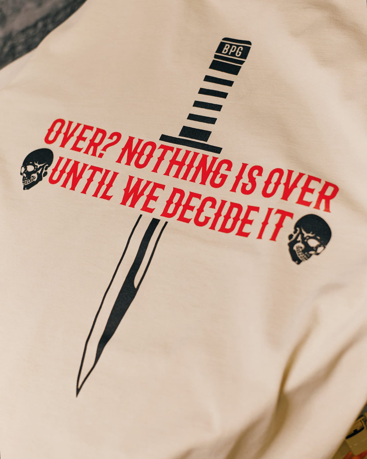 Футболка "Over? Nothing is over"